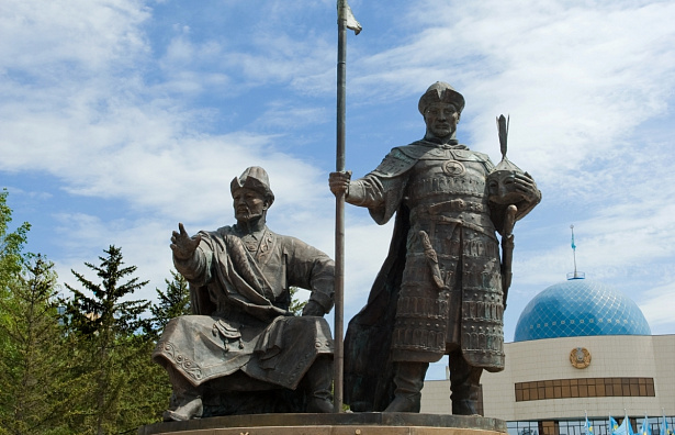 Monument to Khans Kerey and Zhanibek