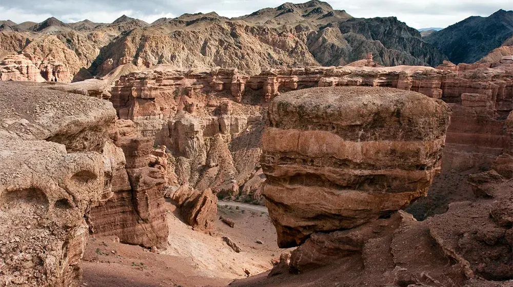 Чарынский каньон landscape in Kazakhstan