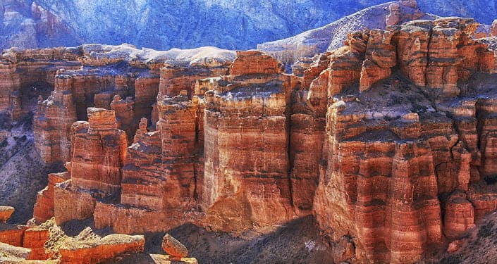 Чарынский каньон travel scenery in Kazakhstan