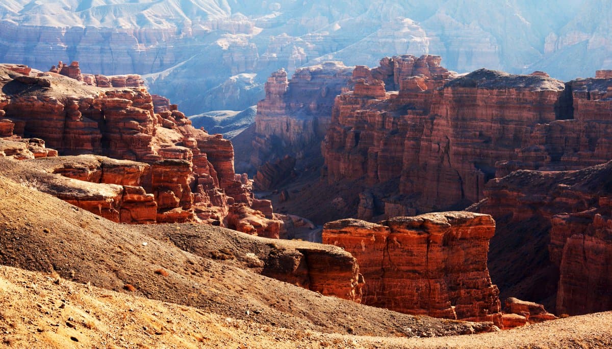 Чарынский каньон travel scenery in Kazakhstan