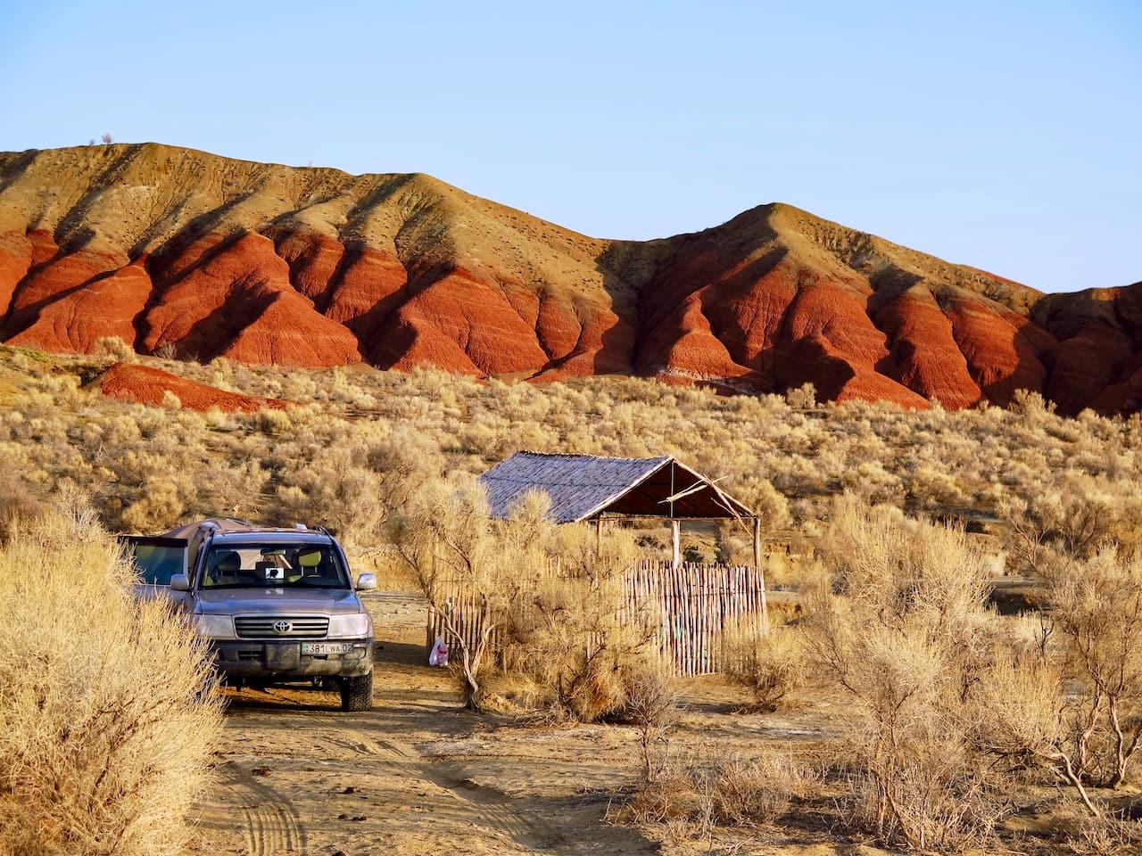 Горы Катутау в нацпарке Алтын‑Эмель landscape in Kazakhstan