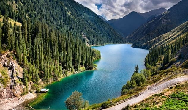 Кольсайские озёра travel scenery in Kazakhstan