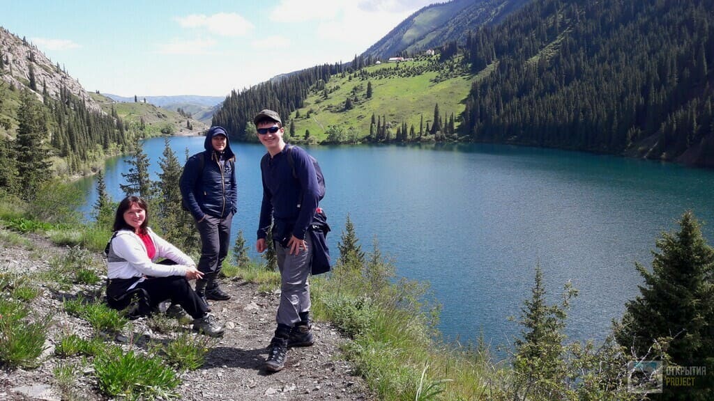 Кольсайские озёра landscape in Kazakhstan